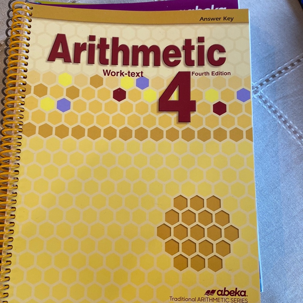 Abeka Grade 4 Arithmetic Answer Key Like New